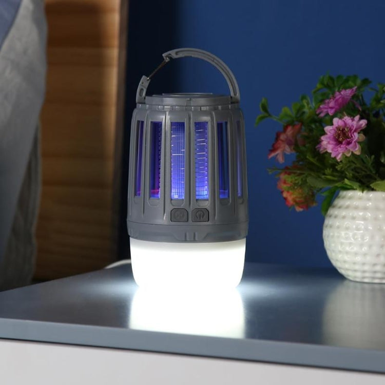 Solar Power Mosquito Killer Outdoor Hanging Camping Anti-insect Insect Killer, Color:Light Green + Solar Panel - Outdoor Insect Repellent by PMC TechLife | Online Shopping South Africa | PMC TechLife | Buy Now Pay Later Mobicred