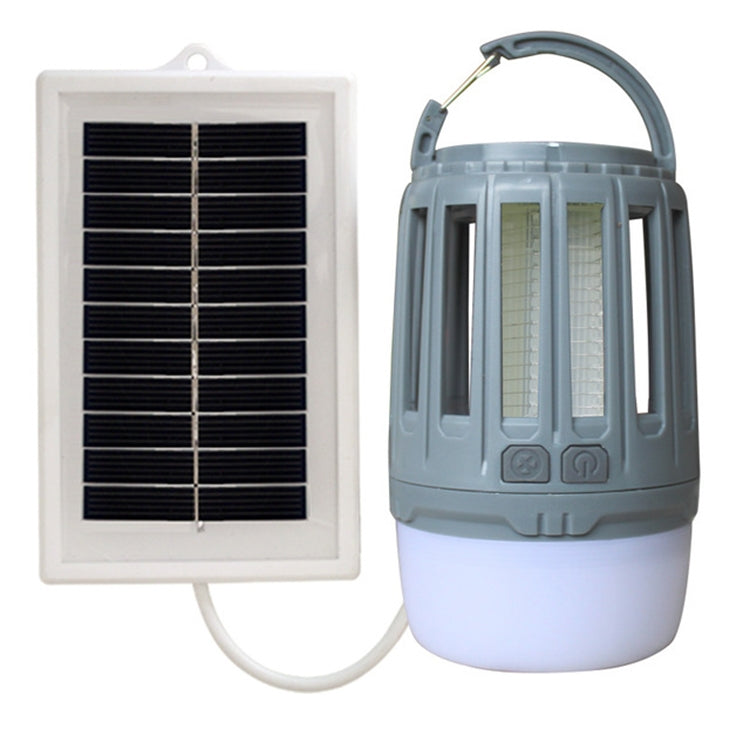 Solar Power Mosquito Killer Outdoor Hanging Camping Anti-insect Insect Killer, Color:Gray+ Solar Panel - Outdoor Insect Repellent by PMC Jewellery | Online Shopping South Africa | PMC Jewellery | Buy Now Pay Later Mobicred