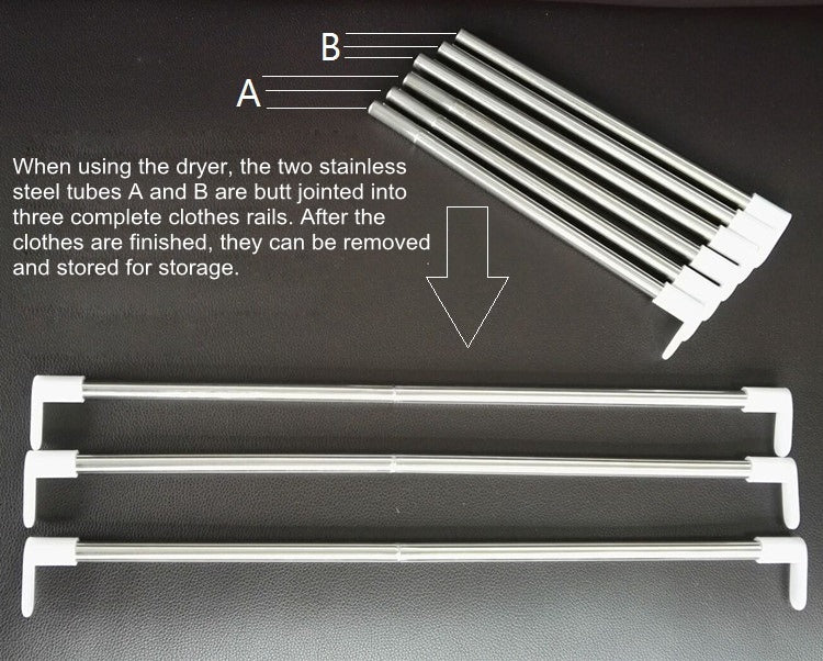 Foldable Free Installation Portable Household Mini Clothes Dryer(Blue) - free shipping - PMC TechLife - Order now!