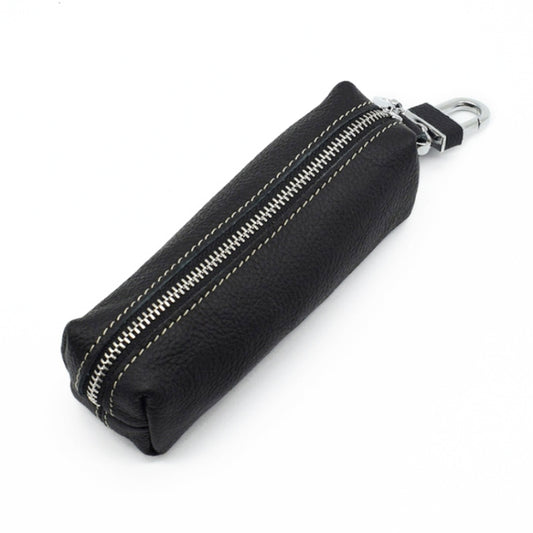 Car Keys Holder Genuine Leather Coin Purse for Men Key Wallets(Black) - Car Key Cases by PMC Jewellery | Online Shopping South Africa | PMC Jewellery | Buy Now Pay Later Mobicred