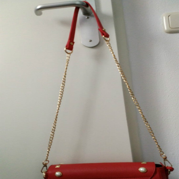 Women Bag PU Leather Chain Long Shoulder Strap Bag Accessories(Brown) - Accessories by PMC TechLife | Online Shopping South Africa | PMC TechLife | Buy Now Pay Later Mobicred
