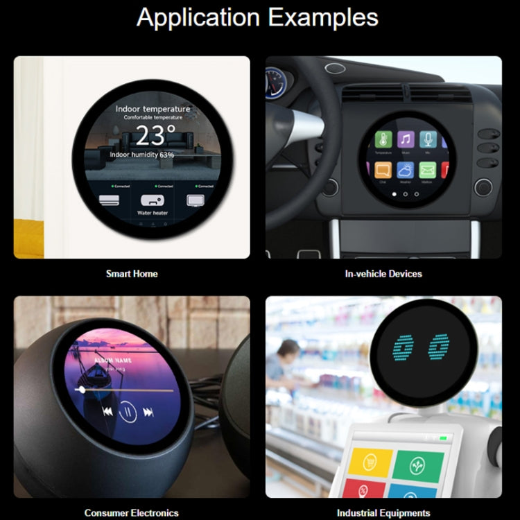 Waveshare 1080x1080 IPS Optically Bonded 5-Inch HDMI Circular 10-Point Touch Screen(24369) - free shipping - PMC Jewellery - Order now!