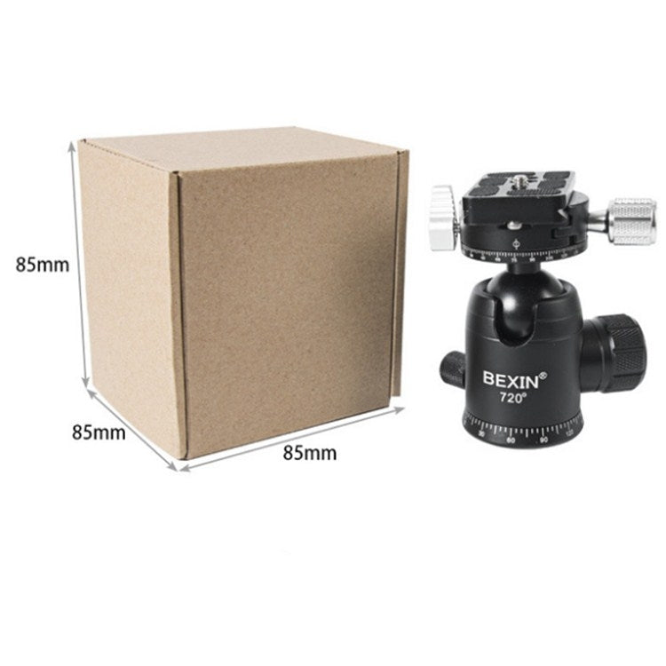BEXIN 720 Degree Rotation Panoramic Aluminum Alloy Tripod Ball Head with Quick Release Plate - free shipping - PMC TechLife - Order now!