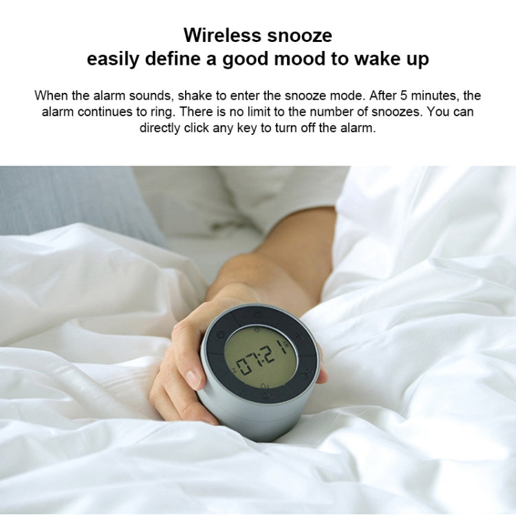 Simple Home Creative Multi-function Charging Stepless Dimming Alarm Clock Night Light(Pink) - Alarm Clocks by PMc TechLife | Online Shopping South Africa | PMc TechLife | Buy Now Pay Later Mobicred