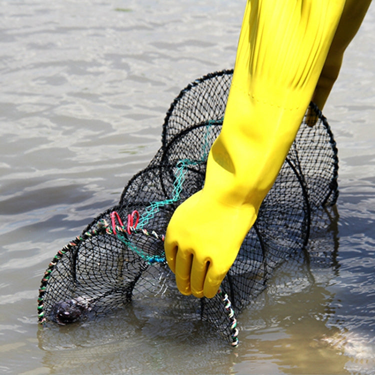 Spring Cage Fishing Net Automatic Folding Shrimp Cage Round Spring Fish Net(Special Mesh Large) - Fishing Net by PMC TechLife | Online Shopping South Africa | PMC TechLife