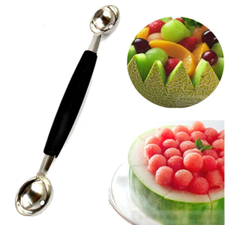 Household Stainless Steel Double Head Fruit Digging Spoon - Gadgets by PMC TechLife | Online Shopping South Africa | PMC TechLife