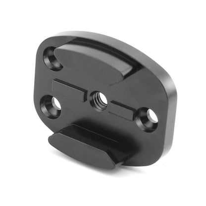 4 Holes Aluminum Quick Release Tripod Mount Base For Sports Camera, Color: Black Embedded Nut - Helmet Mount by PMC Jewellery | Online Shopping South Africa | PMC Jewellery | Buy Now Pay Later Mobicred