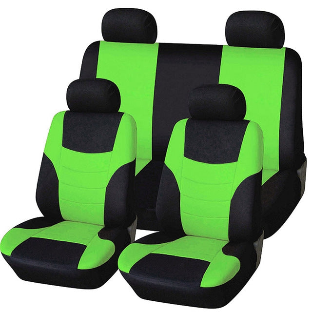 Universal Car Seat Cover Personality Stitching Automotive Chairs Protective Sleeve Cloth Automobile Seats Covers(Green) - Seat Accessories by PMC Jewellery | Online Shopping South Africa | PMC Jewellery | Buy Now Pay Later Mobicred