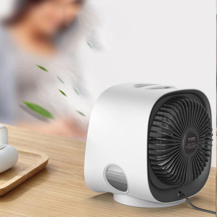 Mini Multifunctional Humidification Aromatherapy Fan Portable Office Home Desktop Air Conditioner Fan(Cherry Blossom Powder) - Electric Fans by PMC Jewellery | Online Shopping South Africa | PMC Jewellery | Buy Now Pay Later Mobicred