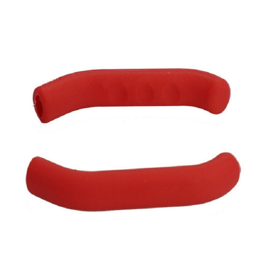 1 Pairs Bicycles Scooters Brake Protective Case Foot Support Cover Silicone Cover(Red) - Decorative Accessories by PMC Jewellery | Online Shopping South Africa | PMC Jewellery | Buy Now Pay Later Mobicred