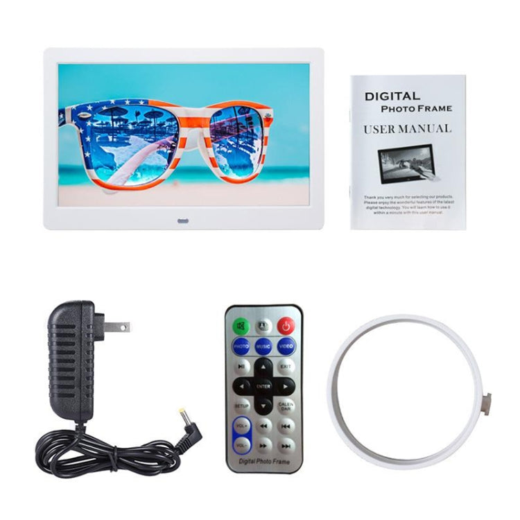 DPF-106 10.1 inch Digital Photo Frame LED Video Advertising Machine, Plug:US Plug(Black) - 11 inch Below by PMC TechLife | Online Shopping South Africa | PMC TechLife | Buy Now Pay Later Mobicred