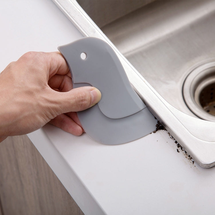 4 PCS Penguin Shape Soft Scraper Kitchen Baking Gadget(Grey) - Cutlery Sets by PMC TechLife | Online Shopping South Africa | PMC TechLife | Buy Now Pay Later Mobicred