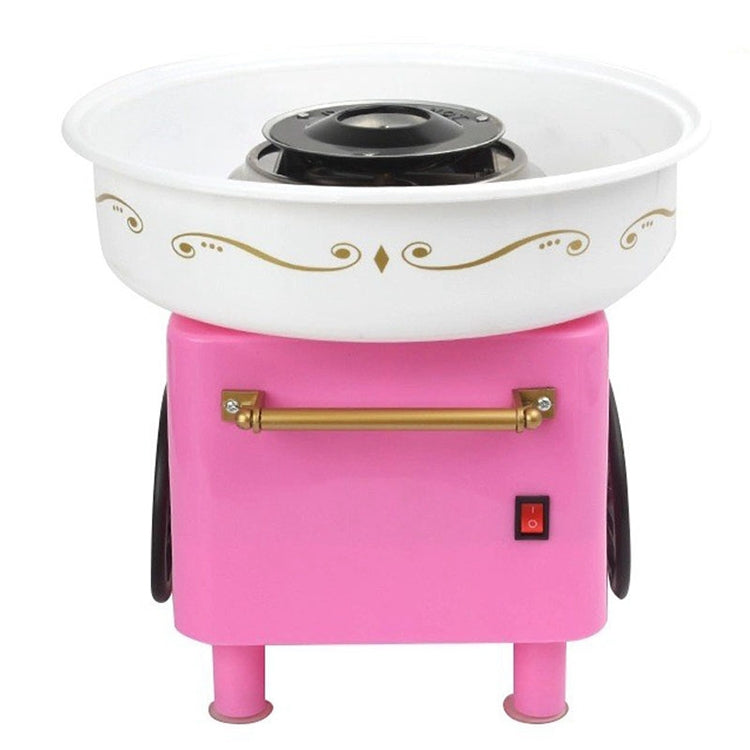 Retro Trolley Mini Cotton Candy Machine, Specification:National Standard 220 V(Pink) - free shipping - PMC TechLife - Order now!