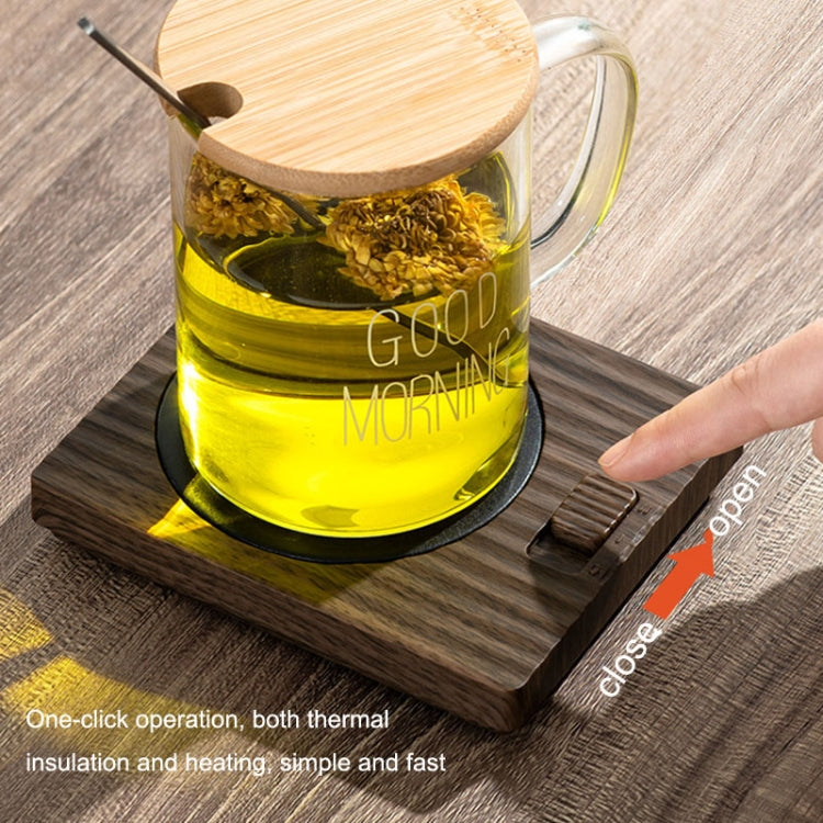 Home USB Constant Temperature Cup Mat Heat Thermos Coaster, Style:With Adapter(Lemon Yellow) - USB Heater by PMC TechLife | Online Shopping South Africa | PMC TechLife | Buy Now Pay Later Mobicred