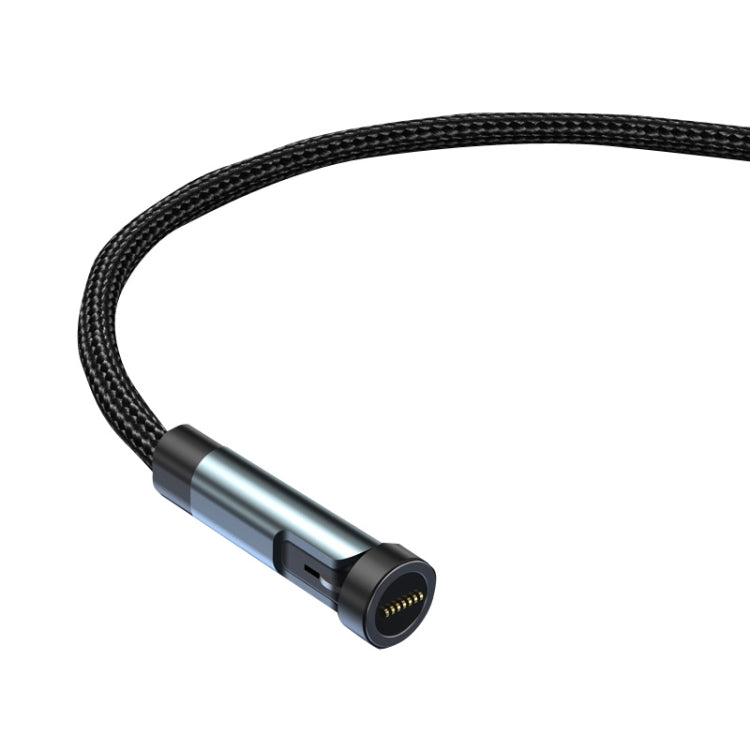 CC57 540 Degrees Rotary Magnetic Fast Charging Data Cable, Cable Length:1m(Black) - free shipping - PMC TechLife - Order now!
