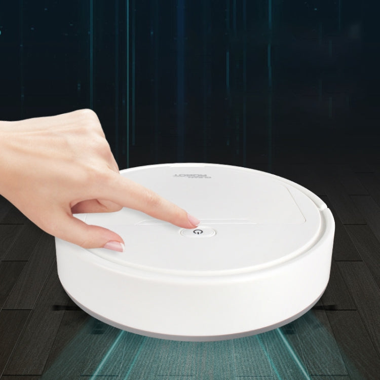 Multifunctional Smart Vacuum Cleaner Robot Automatic 3-In-1 Recharge Dry Wet Sweeping Vacuum Cleaner(White) - Robot Vacuum Cleaner by PMC TechLife | Online Shopping South Africa | PMC TechLife