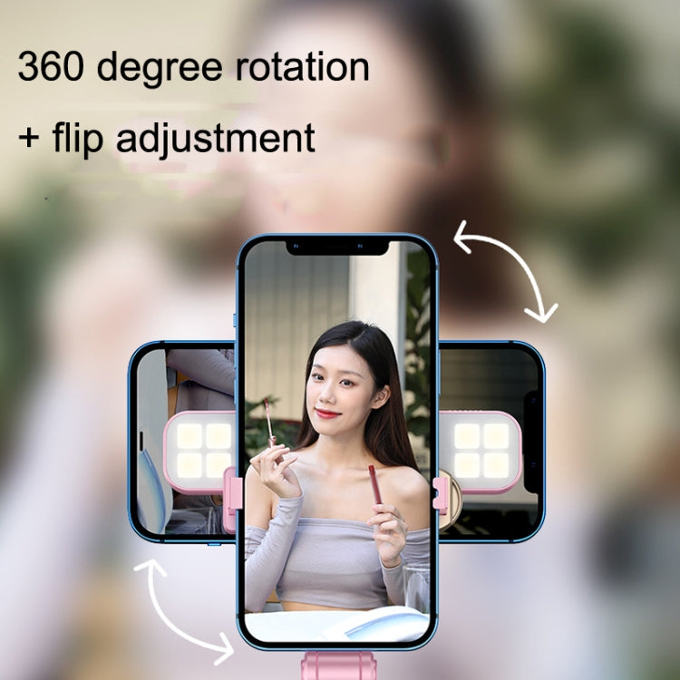 XT06S Live Beauty Bluetooth Tripod Selfie Stick(Pink) - Selfie Sticks by PMC TechLife | Online Shopping South Africa | PMC TechLife | Buy Now Pay Later Mobicred