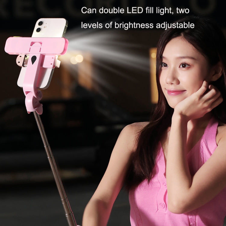 XT06S Live Beauty Bluetooth Tripod Selfie Stick(Black) - Selfie Sticks by PMC TechLife | Online Shopping South Africa | PMC TechLife | Buy Now Pay Later Mobicred