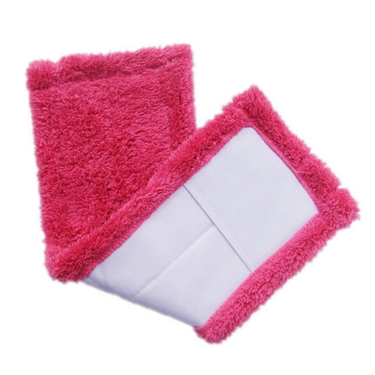 Coral Flannel Head  Padded Flat Replacement Household Company Cleaning Mop Cloth Rag(Red) - Sponges, Cloths & Brushes by PMc TechLife | Online Shopping South Africa | PMc TechLife | Buy Now Pay Later Mobicred