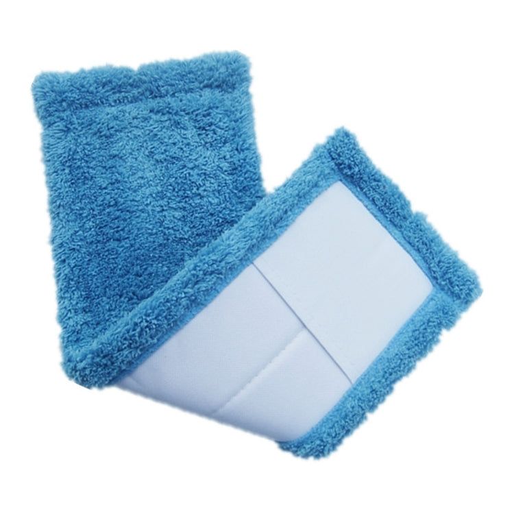 Coral Flannel Head  Padded Flat Replacement Household Company Cleaning Mop Cloth Rag(Blue) - Sponges, Cloths & Brushes by PMc TechLife | Online Shopping South Africa | PMc TechLife | Buy Now Pay Later Mobicred