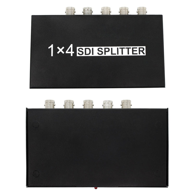 1 In 4 Out SD-SDI / HD-SDI / 3G-SDI Distribution Amplifier Video SDI Splitter(EU Plug) - Splitter by PMC TechLife | Online Shopping South Africa | PMC TechLife