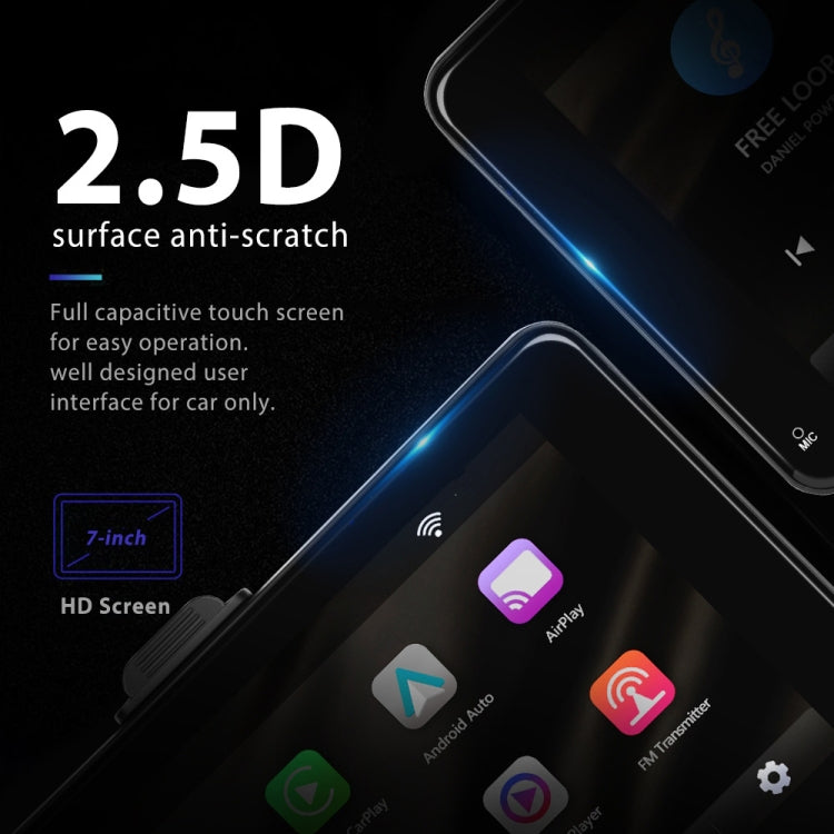 A3135 7 Inch HD Wired Smart Screen With Wireless CarPlay + Android Auto + Android With With 64G Memory Card - Car MP3 & MP4 & MP5 by PMC TechLife | Online Shopping South Africa | PMC TechLife | Buy Now Pay Later Mobicred