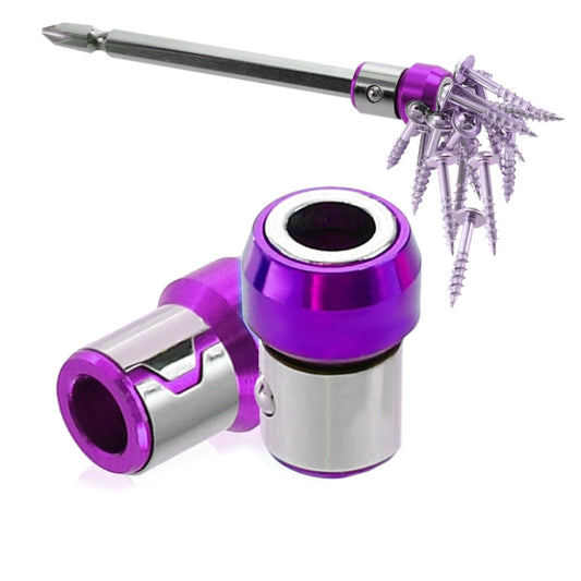 Full Metal Screwdriver Head Plus Magnet(Purple) - Magnetizer Demagnetizer Tool by PMC Jewellery | Online Shopping South Africa | PMC Jewellery | Buy Now Pay Later Mobicred