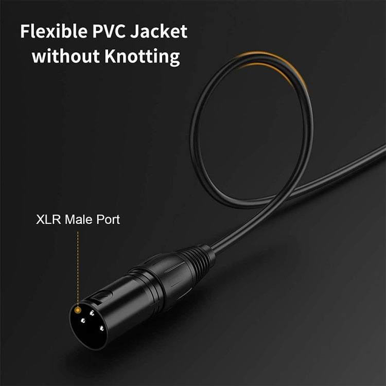 3.5mm To Caron Male Sound Card Microphone Audio Cable, Length:15m - Microphone Audio Cable & Connector by PMC Jewellery | Online Shopping South Africa | PMC Jewellery | Buy Now Pay Later Mobicred