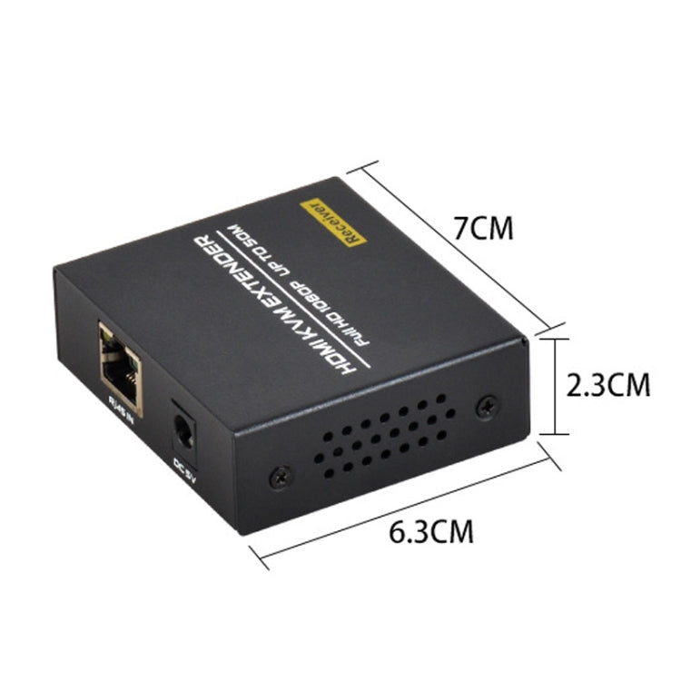 FJGEAR FJ-HKV50 HDMI+USB To KVM 1080P IP 50M Extender, Plug Type:EU Plug - Converter by FJGEAR | Online Shopping South Africa | PMC Jewellery | Buy Now Pay Later Mobicred