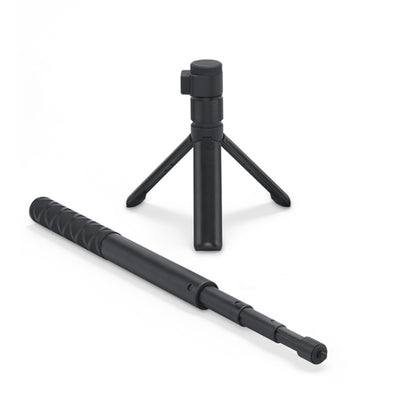 Bullet Time Rotary Handle Panoramic Camera Selfie Extension Rod Tripod Integrated for GoPro Hero11 Black / HERO10 Black /9 Black /8 Black /7 /6 /5 /5 Session /4 Session /4 /3+ /3 /2 /1, DJI Osmo Action and Other Action Cameras(Black) - Holder by Kulger | Online Shopping South Africa | PMC Jewellery | Buy Now Pay Later Mobicred