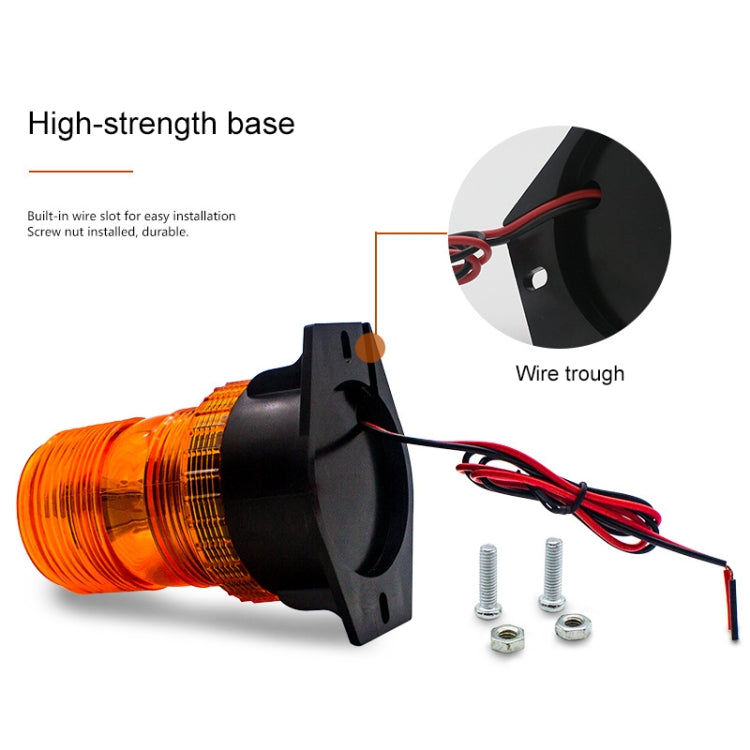 10-110V Forklift Warning Lights Strobe School Lights Traffic Construction LED Roof Engineering Vehicles Flash Lights - Warning Lights by PMC TechLife | Online Shopping South Africa | PMC TechLife | Buy Now Pay Later Mobicred