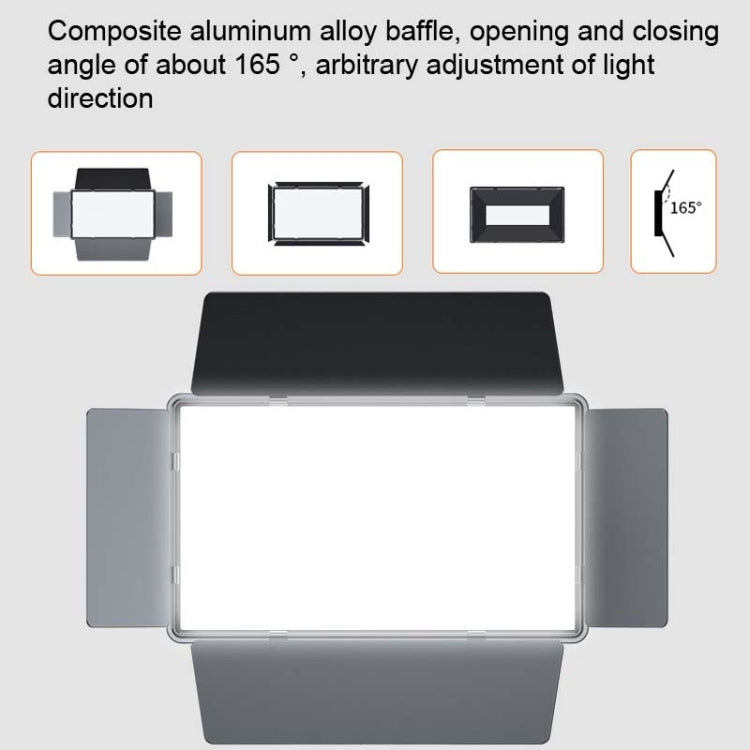 E900  55W  3000K-6500K Flat Panel Lights Live Broadcast Fill Light Knob Model -  by PMC TechLife | Online Shopping South Africa | PMC TechLife | Buy Now Pay Later Mobicred