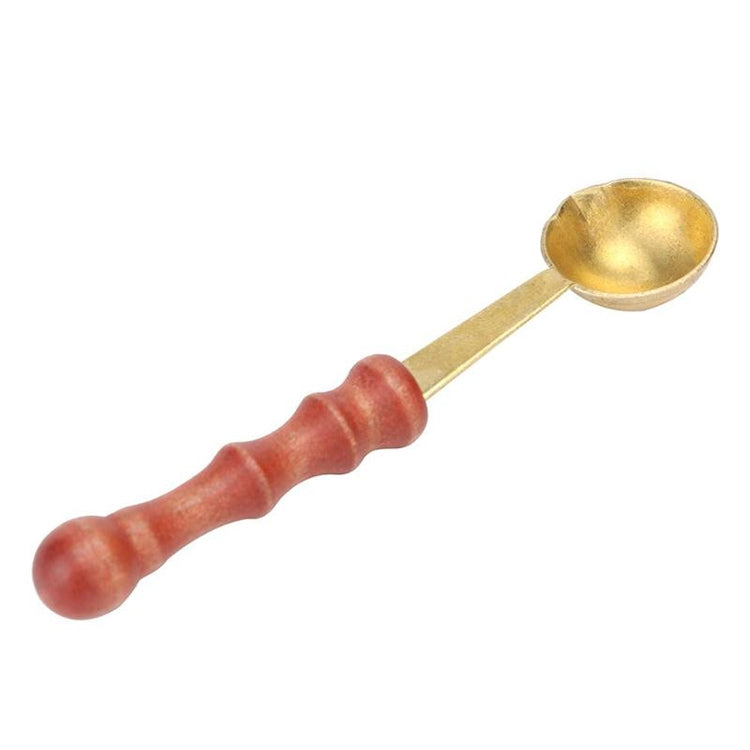 Retro Seal Fire Paint Seal Spoon Wooden Melting Wax Dedicated Measuring Spoon - Gadgets by PMC TechLife | Online Shopping South Africa | PMC TechLife | Buy Now Pay Later Mobicred