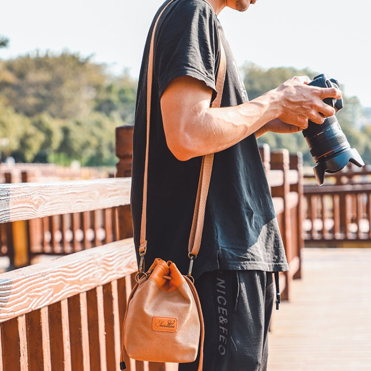 S.C.COTTON Camera Lens Protection Bag Liner Bag Waterproof Camera Storage Bag, Size: M(Black) - Soft Bag by S.C.COTTON | Online Shopping South Africa | PMC TechLife | Buy Now Pay Later Mobicred
