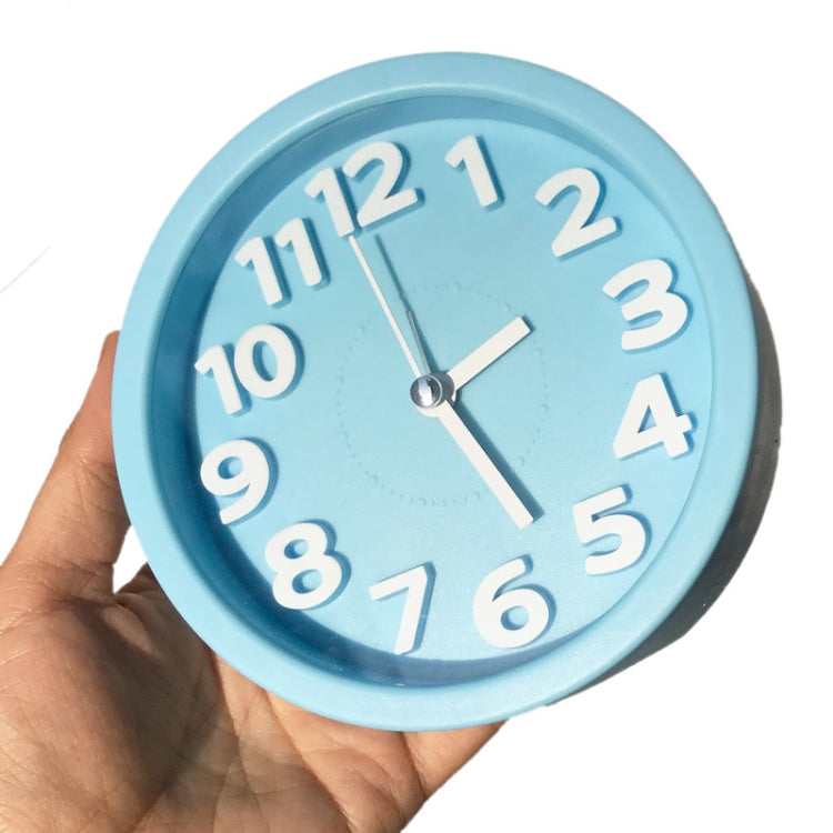 Round 12cm Candy Color Stereo Digital Silent Alarm Clock Children Student Alarm Clock(Green) - Alarm Clocks by PMc TechLife | Online Shopping South Africa | PMc TechLife | Buy Now Pay Later Mobicred