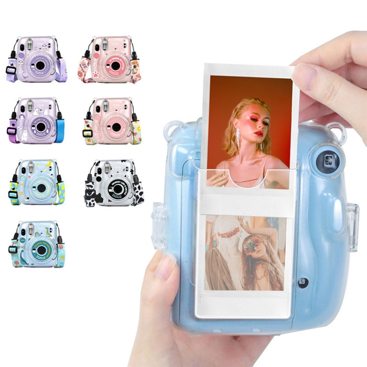 For Fujifilm Instax Mini 11  5sets Storage Case + Shoulder Strap + Sticker 3 In 1 Set(Set 2) - Protective Case by PMC TechLife | Online Shopping South Africa | PMC TechLife | Buy Now Pay Later Mobicred