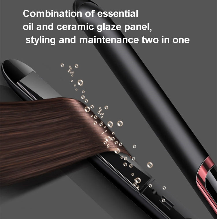 35W 2 In 1 Curling and Straightening Dual-use Electric Splin,Specification: US Plug(White) - free shipping - PMC TechLife - Order now!