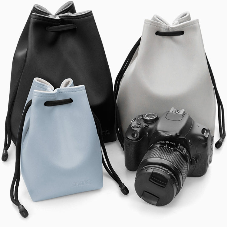 Baona Camera Bag Lens Drawstring Pouch, Size: Small(Gray) - free shipping - PMC TechLife - Order now!