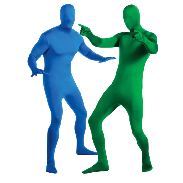 Photo Stretchy Body Green Screen Suit Video Chroma Key Tight Suit, Size: 170cm(Blue Split) - Other by PMC TechLife | Online Shopping South Africa | PMC TechLife | Buy Now Pay Later Mobicred