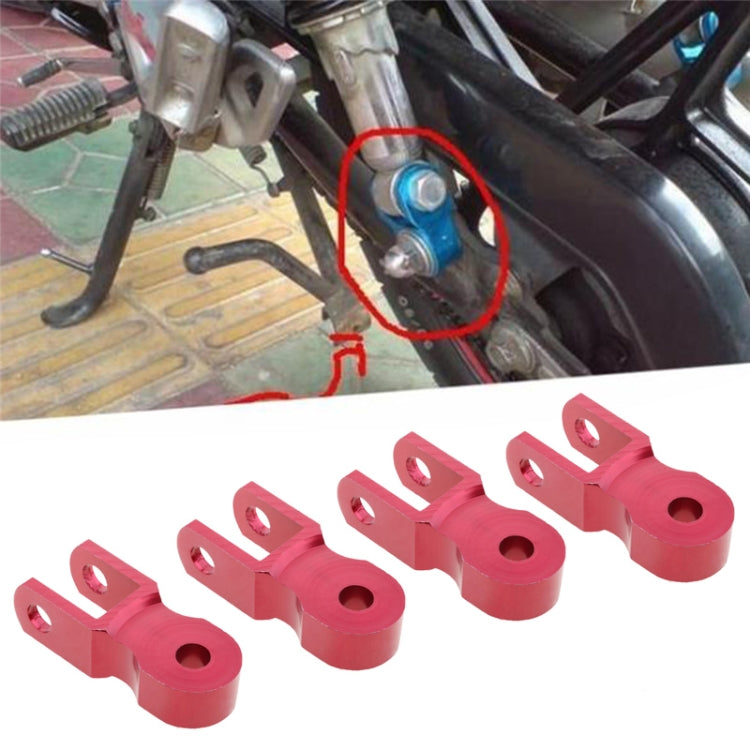 2 Pairs Shock Absorber Extender Height Extension for Motorcycle, Size: Large(Red) - Replacement Parts by PMc TechLife | Online Shopping South Africa | PMc TechLife | Buy Now Pay Later Mobicred