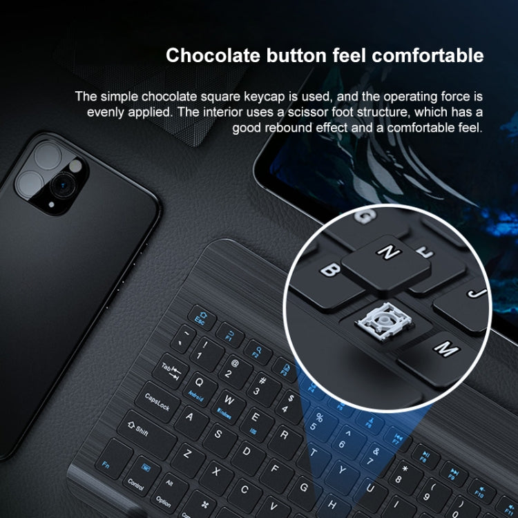 YS-001 9.7-10.1 Inch Tablets Phones Universal Mini Wireless Bluetooth Keyboard, Style:Only Keypad(White) - Universal Keyboard by PMC TechLife | Online Shopping South Africa | PMC TechLife