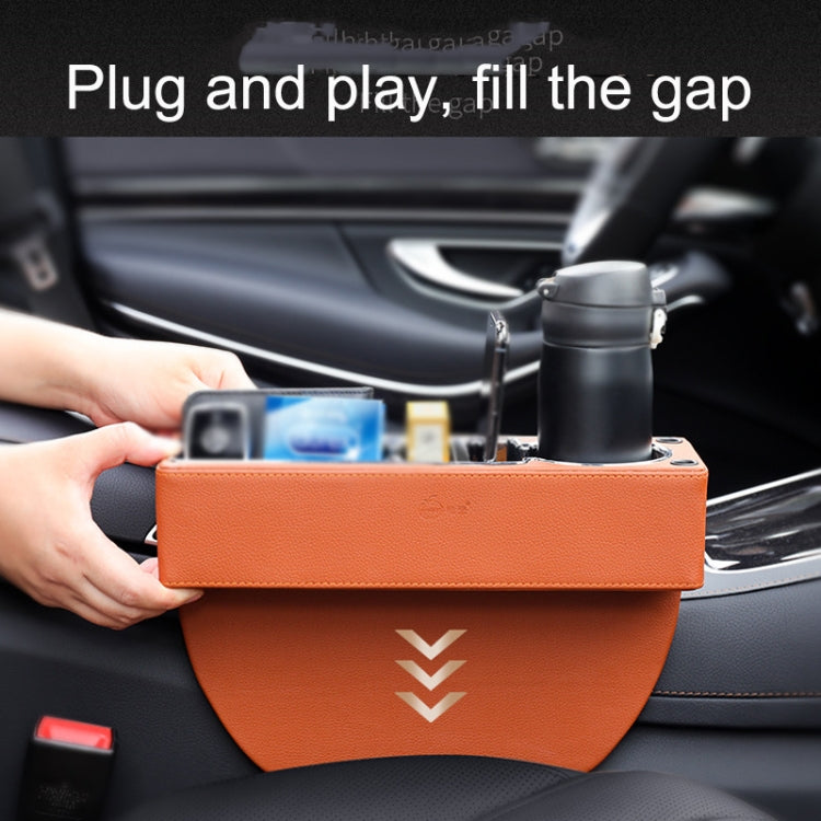 SUSISUN SNH010 Car Seat Gap Storage Box, Style:Positive Drive(Brown) - Stowing Tidying by SUSISUN | Online Shopping South Africa | PMC Jewellery | Buy Now Pay Later Mobicred