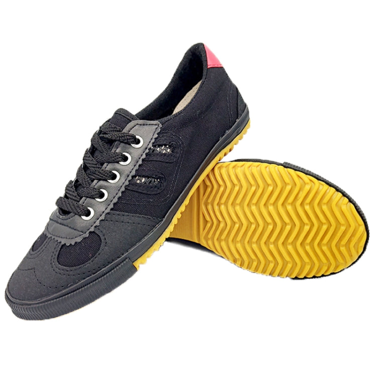 Volleyball Shoes Tendon Sole Canvas Shoes Martial Arts Training Sports Shoes, Size:45/275(Black) - Soccer Shoes by PMC Jewellery | Online Shopping South Africa | PMC Jewellery