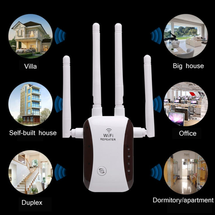 CF-WR758AC WIFI Signal Amplifier Wireless Network Enhancement Repeater(UK Plug) - free shipping - PMC Jewellery - Order now!