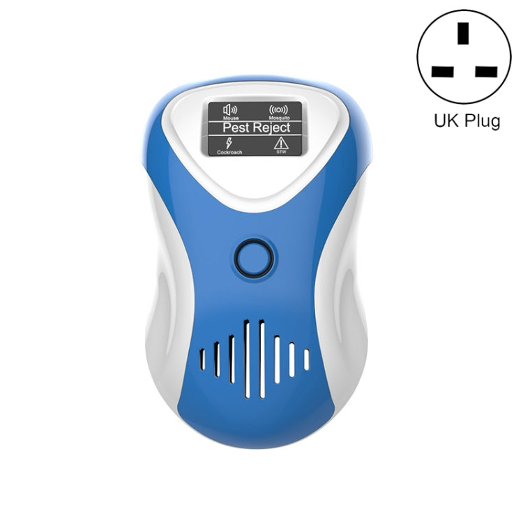 Ultrasonic Mouse Repeller Energy-Saving Silent Insect Repeller, Plug Type:UK Plug(Blue White) - Repellents by PMC TechLife | Online Shopping South Africa | PMC TechLife | Buy Now Pay Later Mobicred