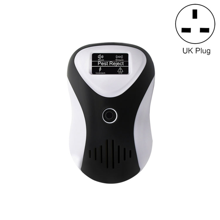 Ultrasonic Multifunctional Mouse Repeller Energy-Saving Silent Insect Repeller, Plug Type:UK Plug(Black White) - Repellents by PMC TechLife | Online Shopping South Africa | PMC TechLife | Buy Now Pay Later Mobicred