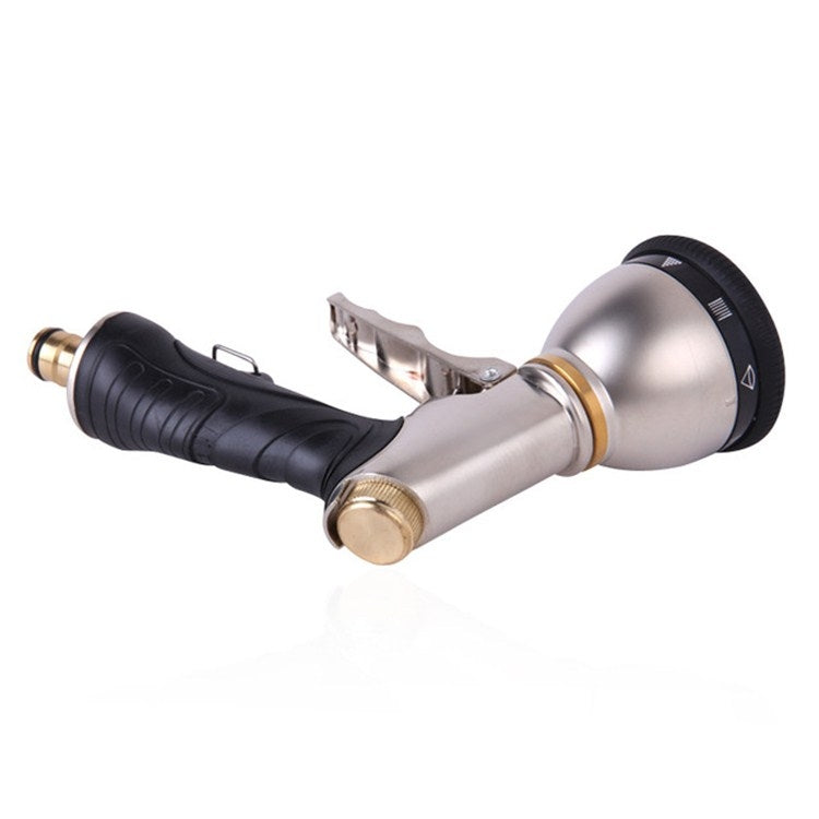 Electroplating Multifunctional High-pressure Water Gun 9 Function Front Trigger Car Wash Water Gun - Car Washer & Accessories by PMC TechLife | Online Shopping South Africa | PMC TechLife | Buy Now Pay Later Mobicred