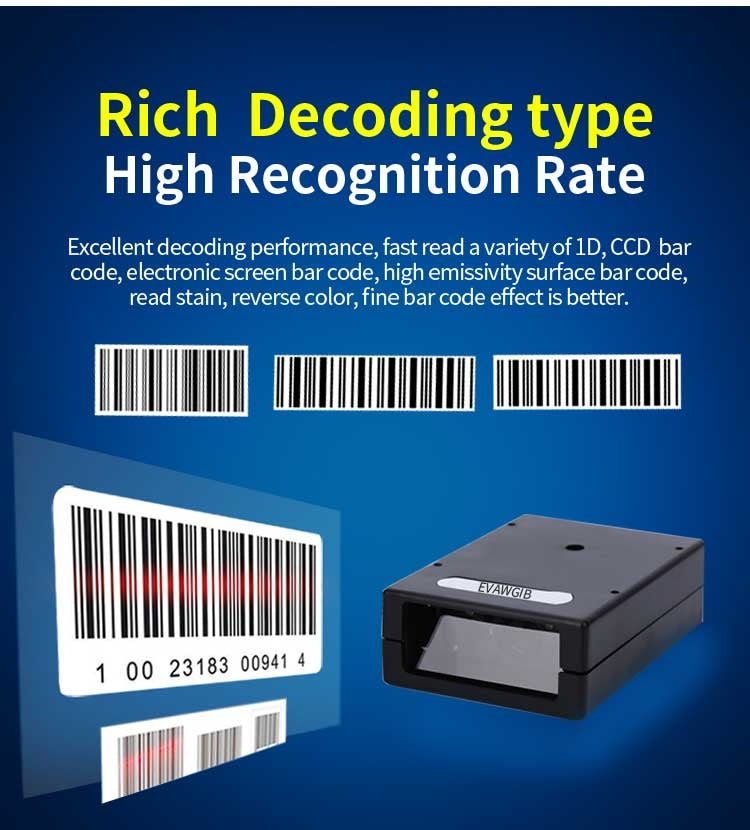 EVAWGIB DL-X720 Red Light 1D Barcode Scanning Recognition Engine, Interface:RS232 - Barcode Scanner by EVAWGIB | Online Shopping South Africa | PMC TechLife | Buy Now Pay Later Mobicred