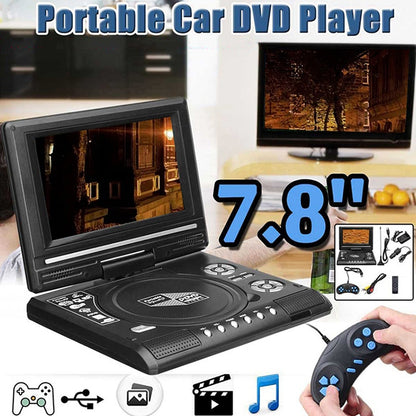 7.8 inch Portable DVD with TV Player, Support SD / MMC Card / Game Function / USB Port(US Plug) - DVD & LCD Player by PMC Jewellery | Online Shopping South Africa | PMC Jewellery | Buy Now Pay Later Mobicred