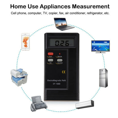 DT-1000 Radiation Electromagnetic Detector Measuring Range 5-1999 Electromagnetic Field Intensity Detector - Radiation Detector by PMC Jewellery | Online Shopping South Africa | PMC Jewellery | Buy Now Pay Later Mobicred